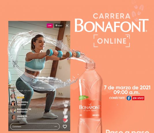 La Carrera Bonafont Online 2021 donará a la Organización Girl Up para impulsar la equidad de género