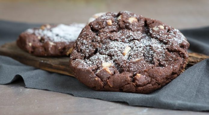 Galletas de cacao sin gluten ni lácteos para después de correr